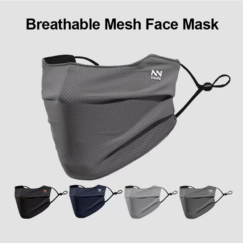 Fishing Mask Sun Protection - หน้ากากกันแดดสำหรับผู้ชาย สำหรับปั่นจักรยาน ตกปลา ผ้าตาข่ายระบายอากาศ ป้องกันแสงแดดสำหรับเล่นกีฬา ขับรถ
