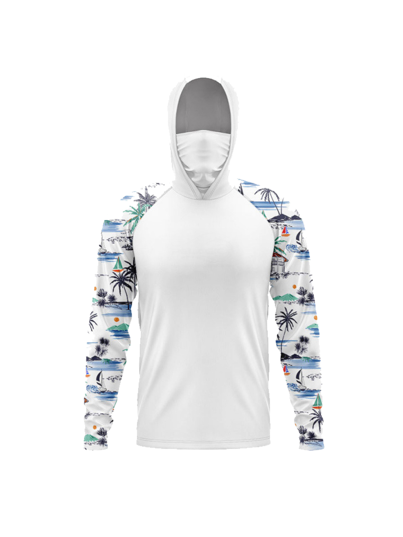 เสื้อฮู้ดตกปลาพร้อมหน้ากากป้อง - Fishing Shirt Uv Protection บทวิจารณ์และราคา