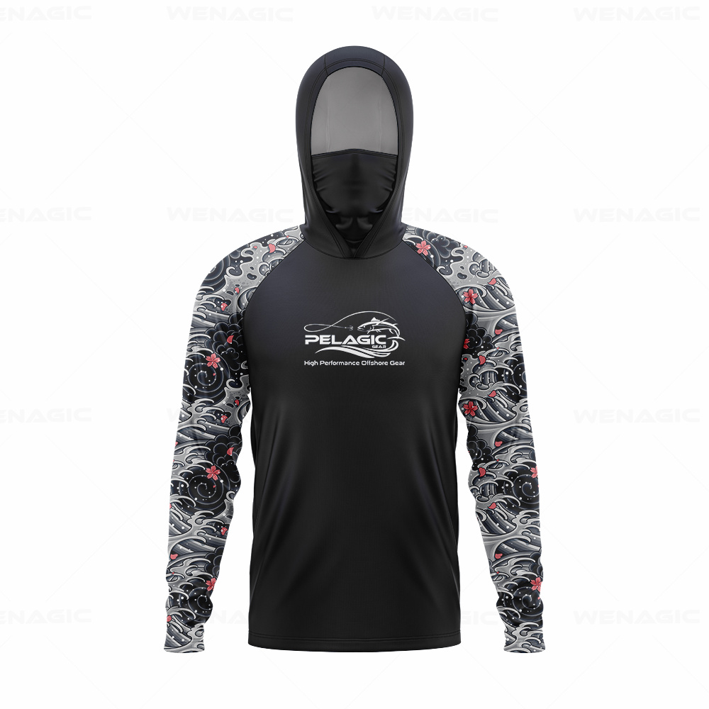 Pelagic Gear ผู้ชาย Hood เสื้อ - Fishing Shirt Uv Protection บทวิจารณ์และราคา