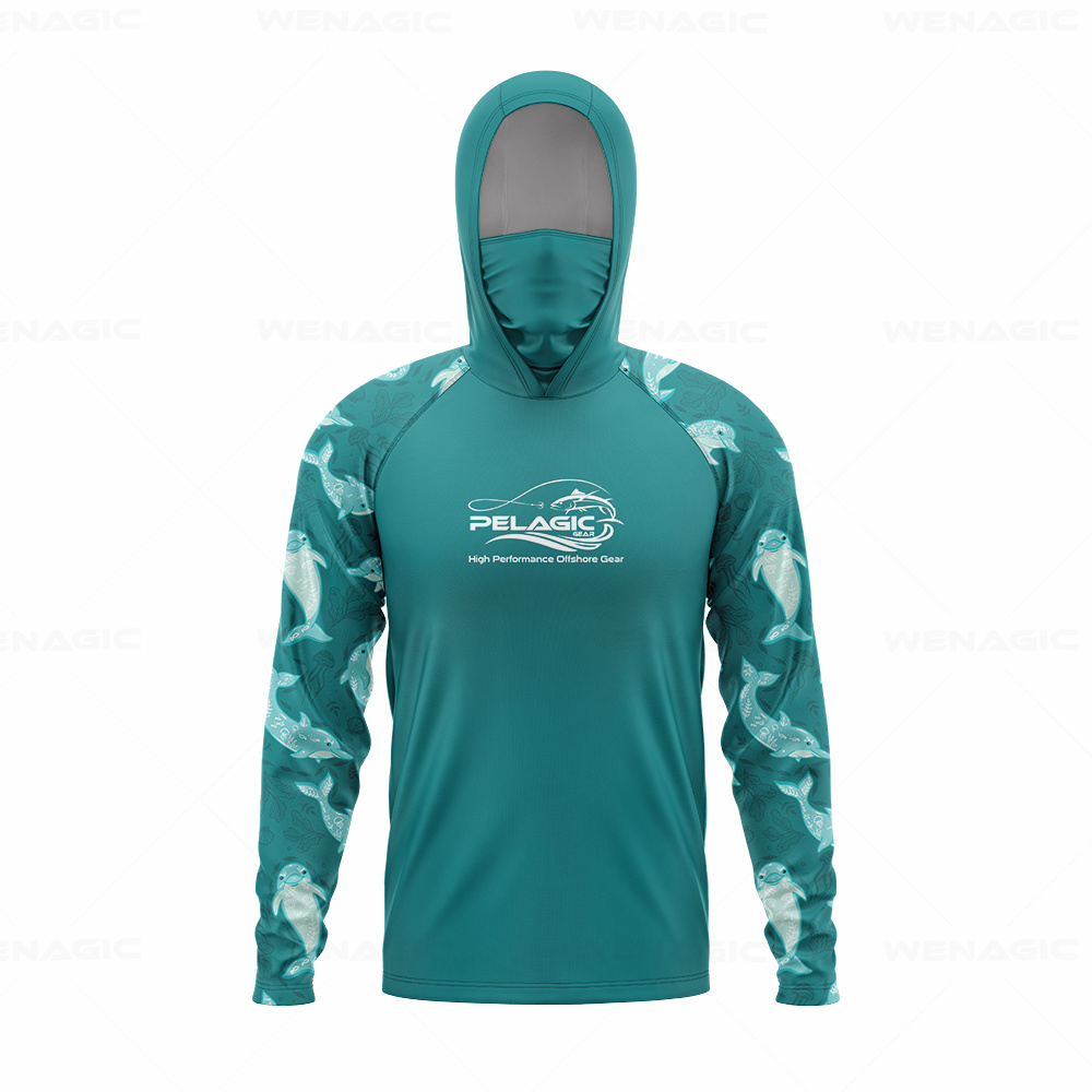 Pelagic Gear ผู้ชาย Hood เสื้อ - Fishing Shirt Uv Protection บทวิจารณ์และราคา
