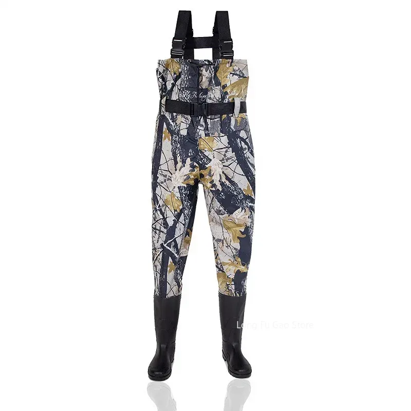 ตกปลา Waders กางเกง Overalls ก - Fishing Pants Waterproof บทวิจารณ์และราคา