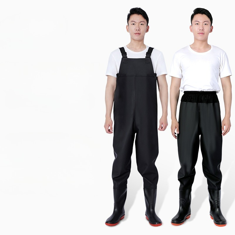 ชุดเอี๊ยมกันน้ำ PVC พร้อมรองเท - Fishing Pants Waterproof บทวิจารณ์และราคา