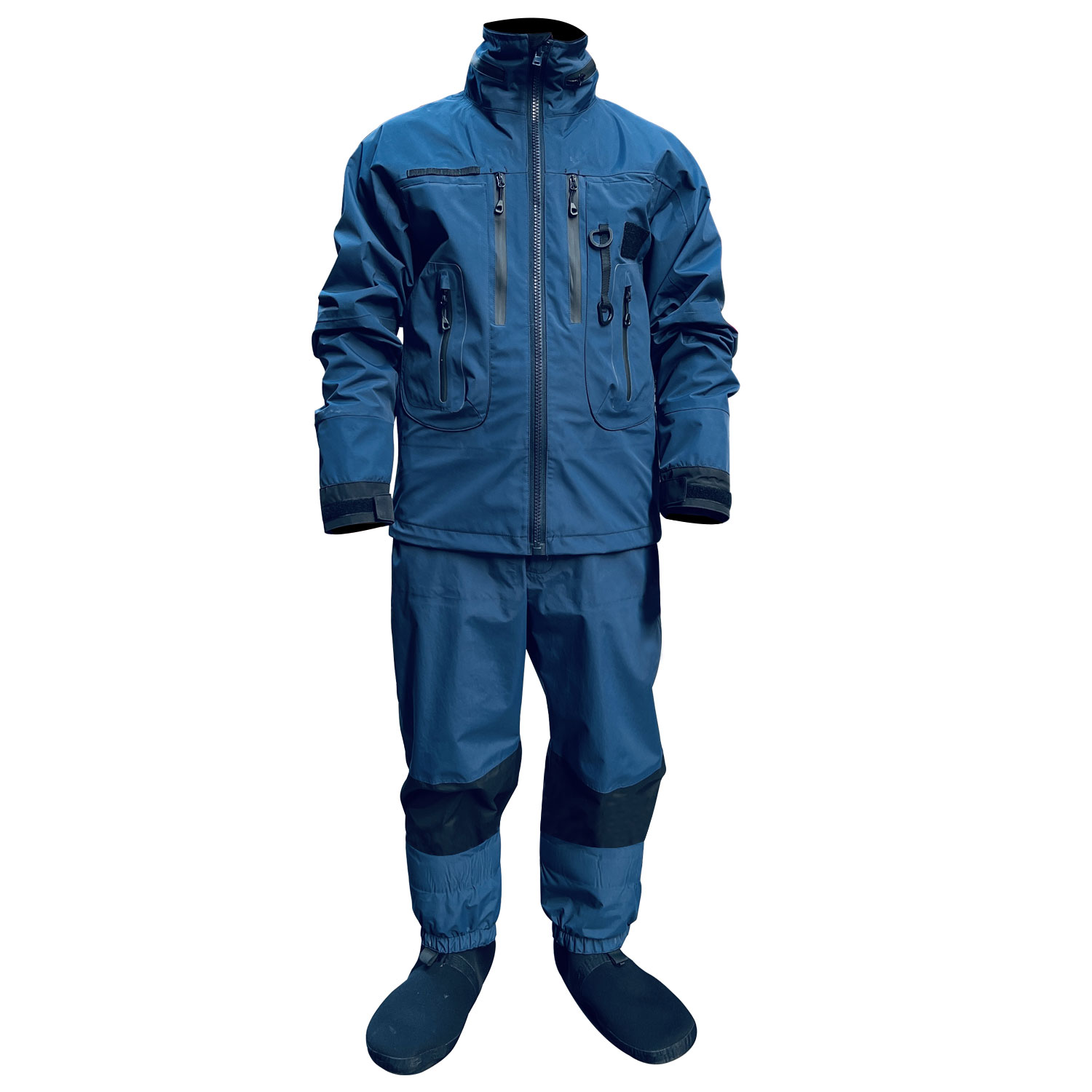 กันน้ำฝนตกปลาชุดฉนวนเอว Wader  - Fishing Rain Suit บทวิจารณ์และราคา